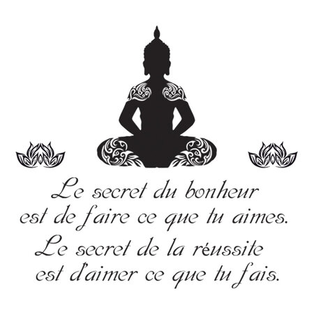 Stickers muraux zen citation