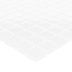 vidaXL Carreaux mosaïque 11 Pièces Blanc 30x30 cm Verre