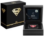 Pièce de monnaie 2 Dollars Niue 2021 1 once argent BE – Logo de Superman