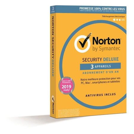 Norton Security 2018 Deluxe 3 Apps