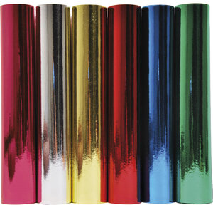 Lot de 50 rouleaux métallisé 2x0 7m assortiment clairefontaine