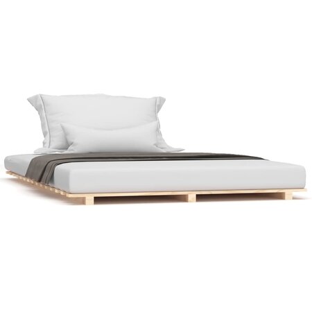 vidaXL Cadre de lit 140x190 cm bois de pin massif