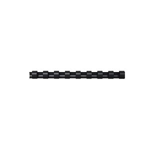 Pack 25 baguettes à relier plastique format a4 8 mm noir fellowes