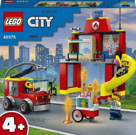 60375 La caserne et le camion des pompiers ® City