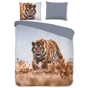 Good Morning Housse de couette TIGER 140x200/220 cm Multicolore