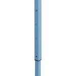 vidaXL Tente de réception pliable avec 4 parois 3x4 m Acier Blanc