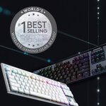 Clavier Gaming - Sans fil - LOGITECH G - G915 TKL LIGHTSPEED RVB - Switch GL LINEAR - Carbon
