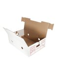 (pal 440 caisses) caisse viande écru 625 x 327 x 185mm