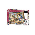 Disney puzzle 60 pieces - blanche-neige fait de la pâtisserie - nathan - puzzle enfant + trieur - des 6 ans