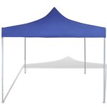 vidaXL Tente pliable Bleu 3 x 3 m