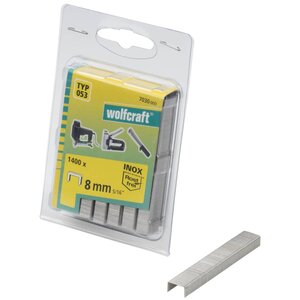 Wolfcraft agrafes à dos large type 053 1400 pièces 8 mm 7030000