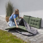 Madison Housse de coussins d'extérieur 125 x 32 x 50 cm Gris