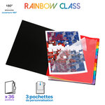 Trieur accordéon 36 positions A4 - Rainbow Class