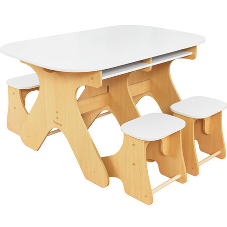 Ensemble table et banc extensibles Arches