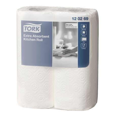 Rouleau essuie-tout papier tork - carton de 24 rouleaux