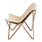Bo-Camp Chaise de détente Bloomsbury M Beige
