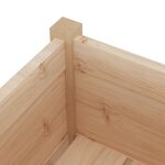 vidaXL Jardinière 70x31x70 cm Bois de pin massif