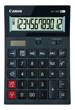 Calculatrice as-1200 4599b001 noir canon