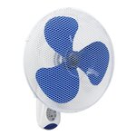 Bestron ventilateur mural avec télécommande 40 cm 45 w blanc awf40rem