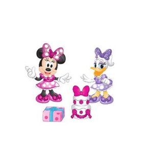 Minnie, 2 figurines articulées 7,5 cm avec accessoires, Theme Party, Jouet pour enfants des 3 ans
