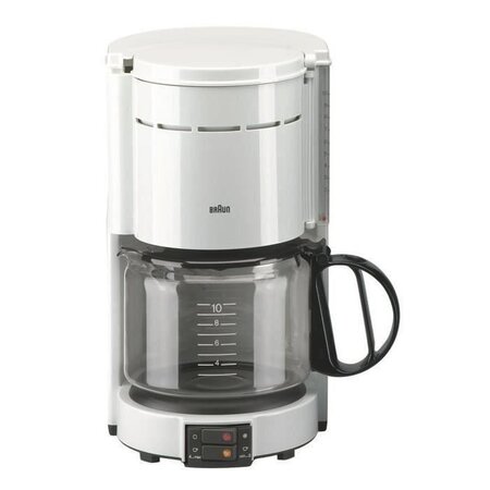 Braun kf47/1 cafetiere filtre aromaster classic - blanc
