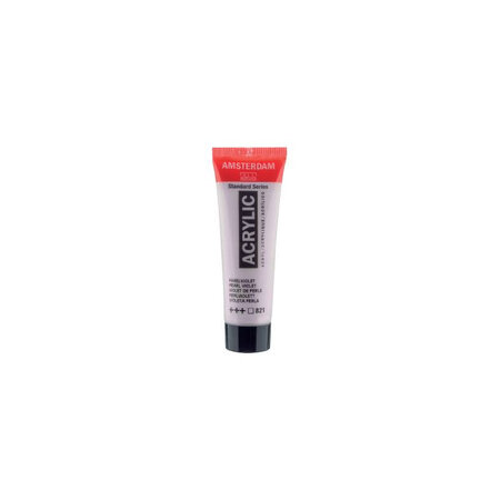 Peinture acrylique en tube violet perle 20ml amsterdam