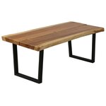 vidaXL Table basse Bois de suar massif 102x54x41 cm