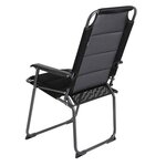Bo-Camp Chaise de camping Copa Rio Comfort XXL Air Noir