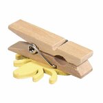 Pinces en bois Abeilles  Colore  2 5x3 5cm  6 pces