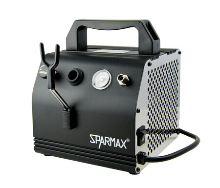 Compresseur Sparmax AC27 + filtre aérographe Silver Bullet