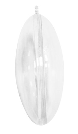 Médaillon boule en plastique 9 x 2 cm