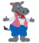 Plaque Hippopotame pour perles standard (Ø5 mm)