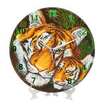 Kit horloge broderie diamant tigres