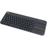 Logitech clavier tv multimédia k400 plus - azerty - sans fil - pavé tactile