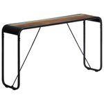 vidaXL Table console 140x35x76 cm Bois de récupération massif