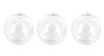 Boule en plastique cristal transparent 7 cm