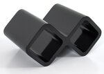 Etagere mur cubes Bouteilles de vin noir