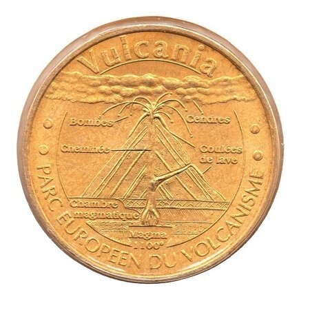 Mini médaille monnaie de paris 2009 - vulcania