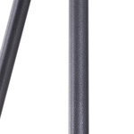 Balançoire 2 agrès portique avec balançoire et échelle dim. 2 65L x 1 38l x 1 75H m métal époxy anticorrosion PE gris anthracite vert pomme
