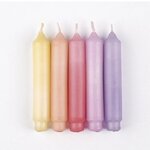 Je fabrique mes bougies chandelles aux tons chauds