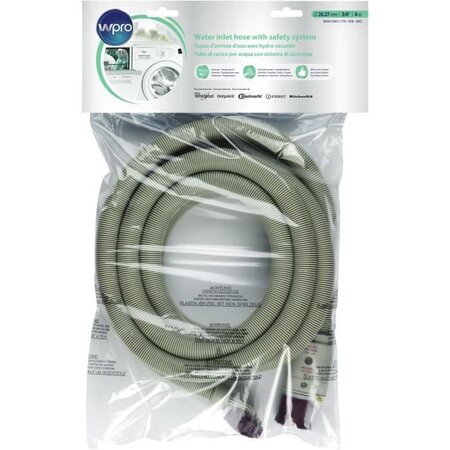 Wpro IHS400 -  Tuyau d'arrivée d'eau avec Hydro-sécurité et filtre - 4 mètre