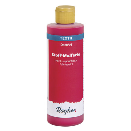 Peinture pour tissu Rouge 236ml