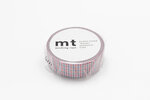 Masking Tape MT 1 5 cm Quadrillage rouge et bleu