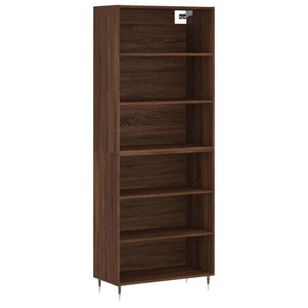 vidaXL Buffet chêne marron 69 5x32 5x180 cm bois d'ingénierie