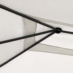 vidaXL Belvédère 3x6x2 6 m Crème 160 g/m²