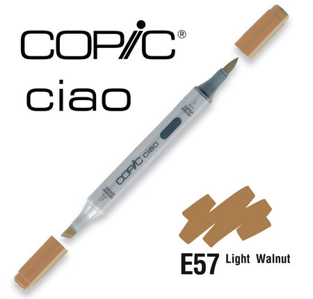 Marqueur à l'alcool Copic Ciao E57 Light Walnut