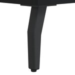 vidaXL Buffet haut Noir 34 5x34x180 cm Bois d'ingénierie