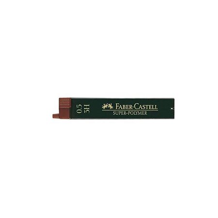 Pack 12 Mines Super Polymère 9065 S 0,5 mm 3H FABER-CASTELL