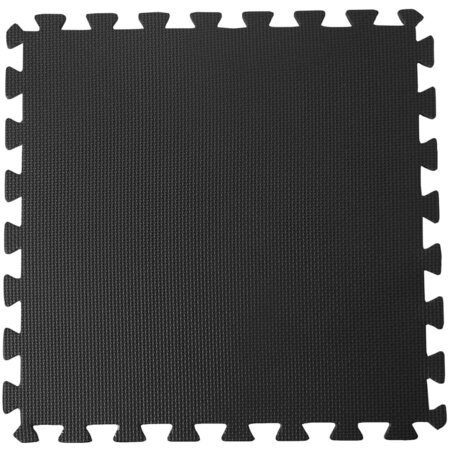 Pool Improve Protection de sol de piscine Noir 50x50 cm 8 Pièces