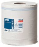 Bobine d'essuyage à dévidage central tork wiper 320 blanche - carton de 6
